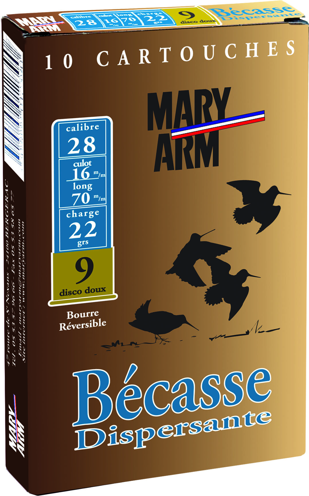 MARY ARM BECASSE DISP 22gr CAL.28